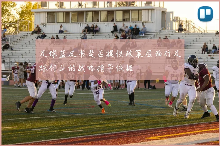 足球蓝皮书是否提供政策层面对足球行业的战略指导依据